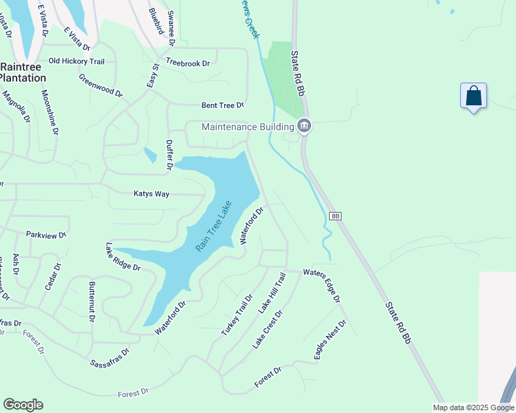 map of restaurants, bars, coffee shops, grocery stores, and more near 10003 Waterford Drive in Hillsboro