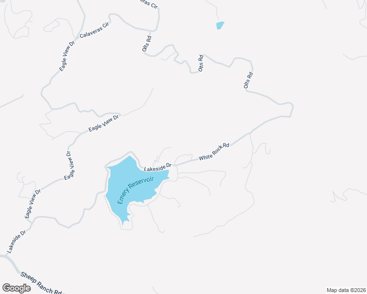 map of restaurants, bars, coffee shops, grocery stores, and more near 9128 Lakeside Drive in Mountain Ranch