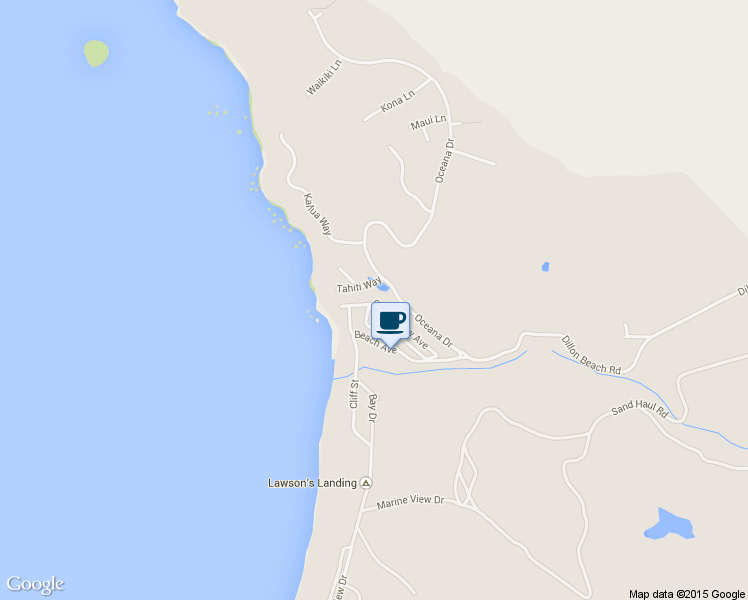 map of restaurants, bars, coffee shops, grocery stores, and more near in Dillon Beach