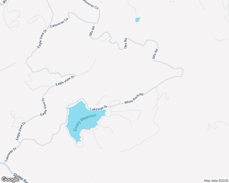 map of restaurants, bars, coffee shops, grocery stores, and more near 9128 Lakeside Drive in Mountain Ranch