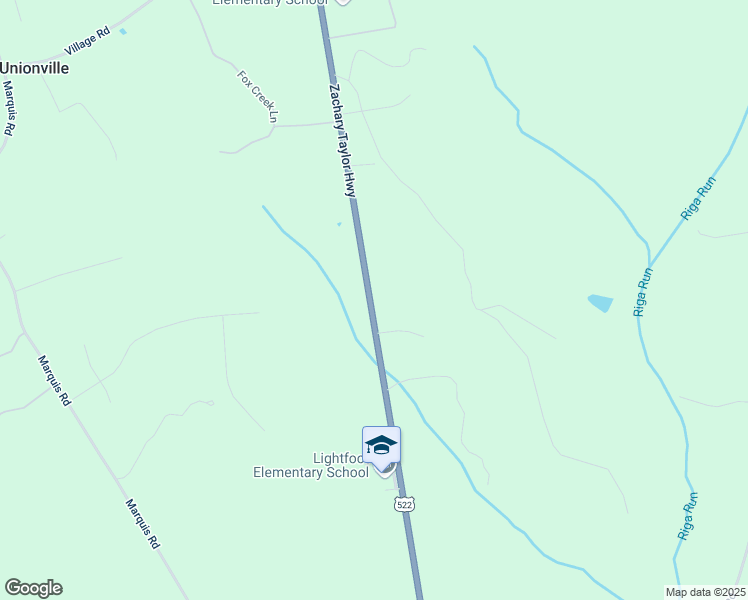 map of restaurants, bars, coffee shops, grocery stores, and more near 11129 Zachary Taylor Highway in Unionville