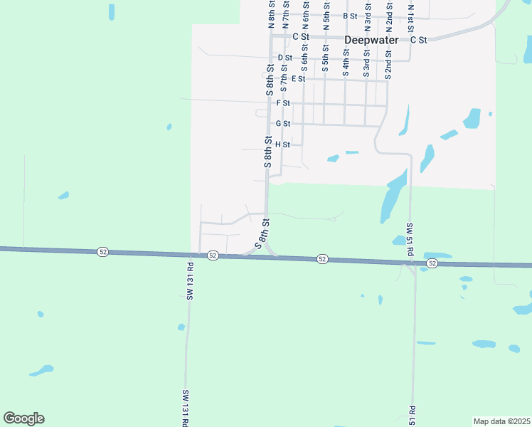 map of restaurants, bars, coffee shops, grocery stores, and more near Southwest 786 Road in Deepwater