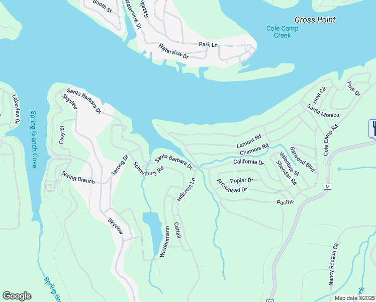 map of restaurants, bars, coffee shops, grocery stores, and more near 26409 Santa Barbara Drive in Edwards