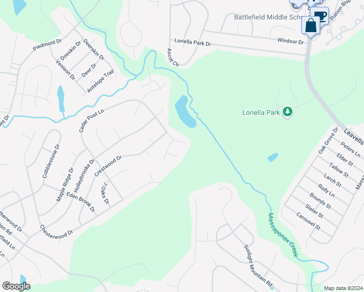 map of restaurants, bars, coffee shops, grocery stores, and more near 11009 Cedar Post Ln in Spotsylvania