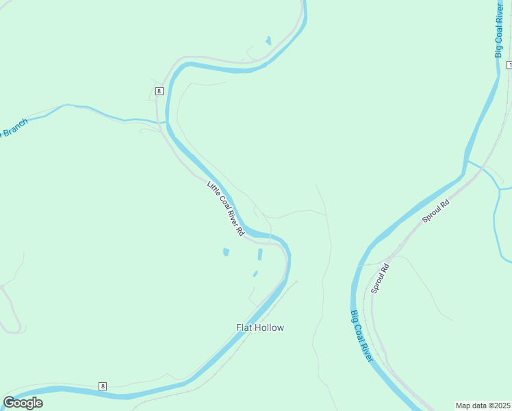 map of restaurants, bars, coffee shops, grocery stores, and more near 1669 Little Coal River in Alum Creek