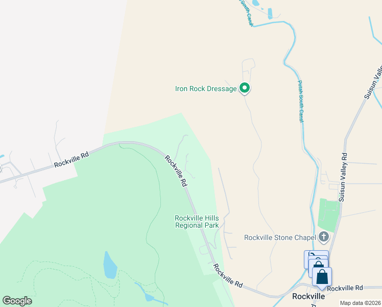 map of restaurants, bars, coffee shops, grocery stores, and more near 2129 Rockville Road in Fairfield