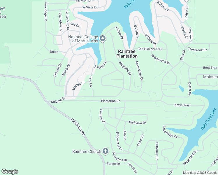 map of restaurants, bars, coffee shops, grocery stores, and more near 169 Cottonblossom Drive in Hillsboro