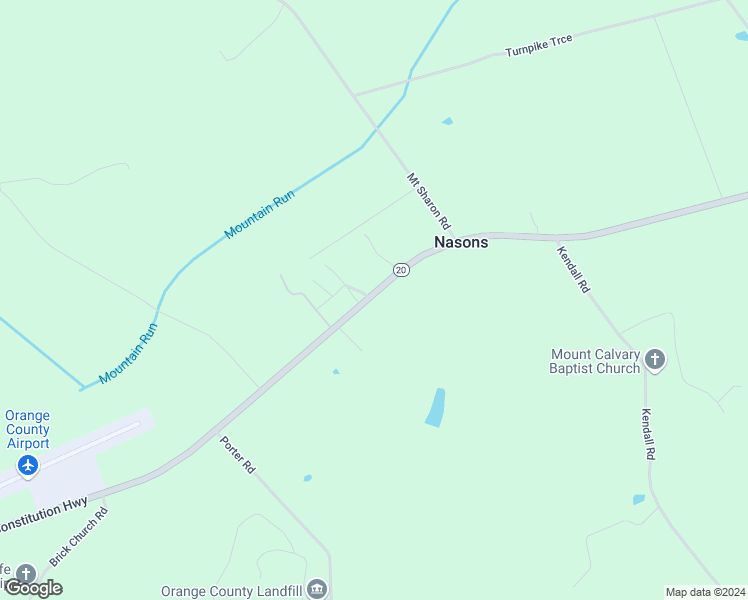 map of restaurants, bars, coffee shops, grocery stores, and more near 19564 Constitution Highway in Orange