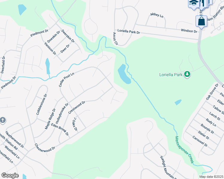 map of restaurants, bars, coffee shops, grocery stores, and more near 10925 Crestwood Drive in Spotsylvania