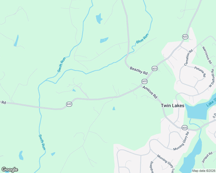 map of restaurants, bars, coffee shops, grocery stores, and more near 4101-4123 Amicus Road in Stanardsville