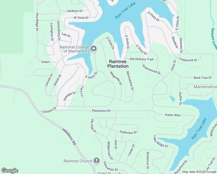 map of restaurants, bars, coffee shops, grocery stores, and more near 5 Hollyhock Lane in Hillsboro