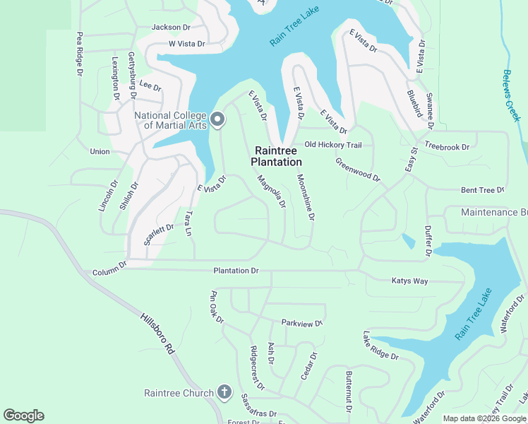 map of restaurants, bars, coffee shops, grocery stores, and more near 5 Hollyhock Lane in Hillsboro