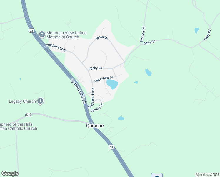 map of restaurants, bars, coffee shops, grocery stores, and more near 95 Lake View Court in Ruckersville
