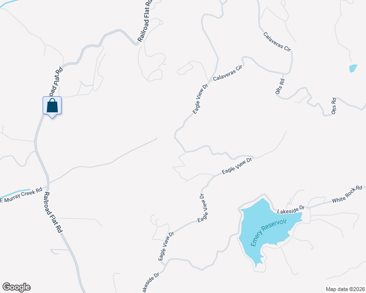 map of restaurants, bars, coffee shops, grocery stores, and more near 6360 Eagleview Drive in Mountain Ranch