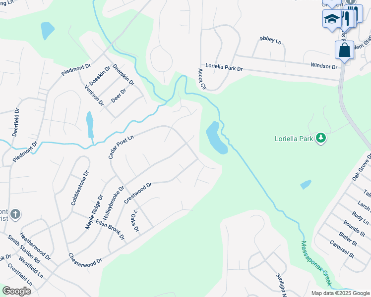 map of restaurants, bars, coffee shops, grocery stores, and more near 10921 Holleybrooke Drive in Spotsylvania