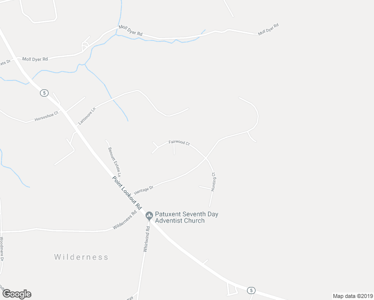 map of restaurants, bars, coffee shops, grocery stores, and more near 21335 Fairwood Ct in Leonardtown