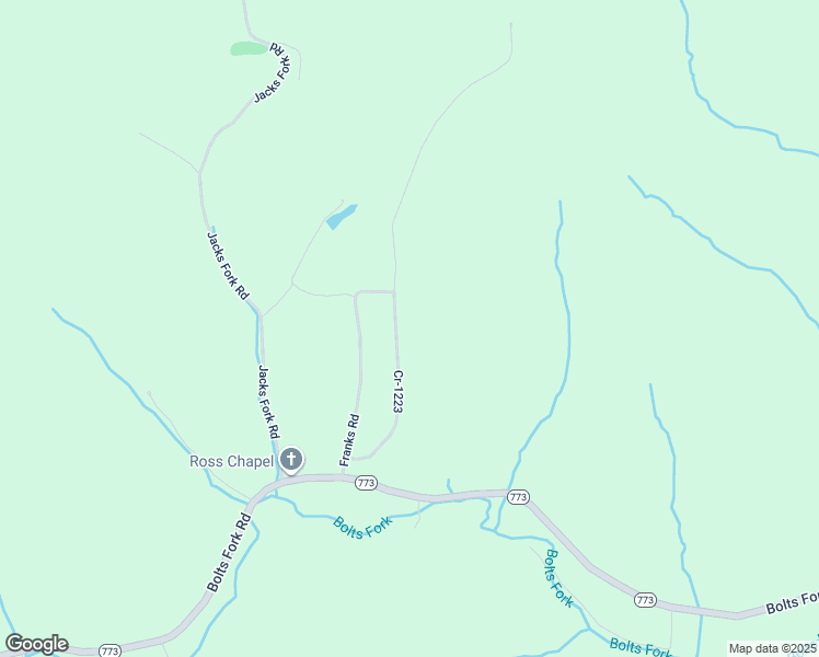 map of restaurants, bars, coffee shops, grocery stores, and more near 300-806 Cr-1223 in Rush