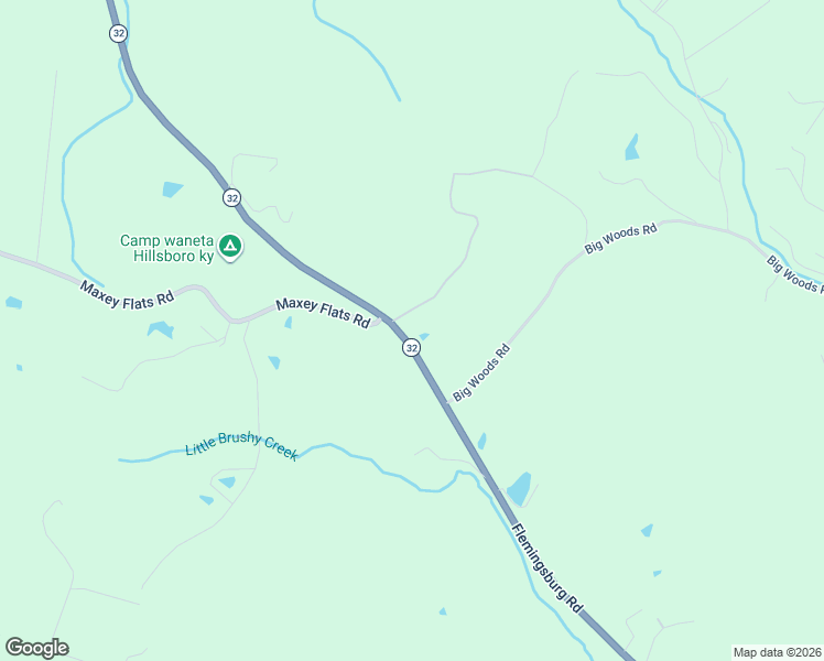 map of restaurants, bars, coffee shops, grocery stores, and more near 7325 Flemingsburg Road in Morehead