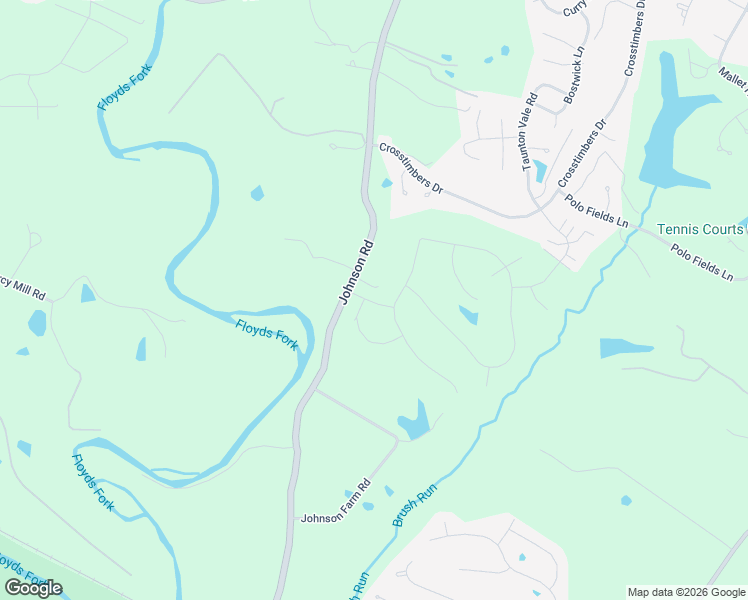 map of restaurants, bars, coffee shops, grocery stores, and more near 1617 Johnson Road in Louisville