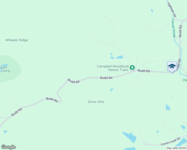 map of restaurants, bars, coffee shops, grocery stores, and more near 3680 Budd Road in New Albany