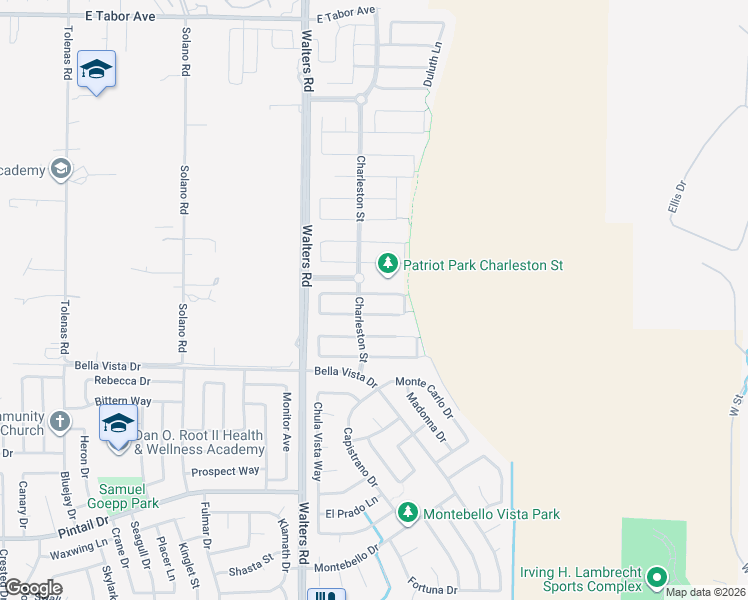 map of restaurants, bars, coffee shops, grocery stores, and more near 1610 Little Rock Circle in Suisun City
