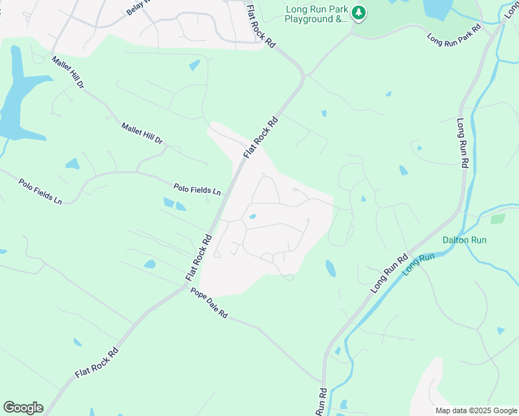 map of restaurants, bars, coffee shops, grocery stores, and more near 17415 Polo Run Lane in Louisville