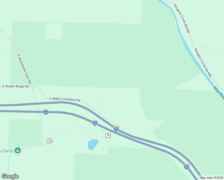 map of restaurants, bars, coffee shops, grocery stores, and more near 9850 East Miller Cemetery Road in Leavenworth