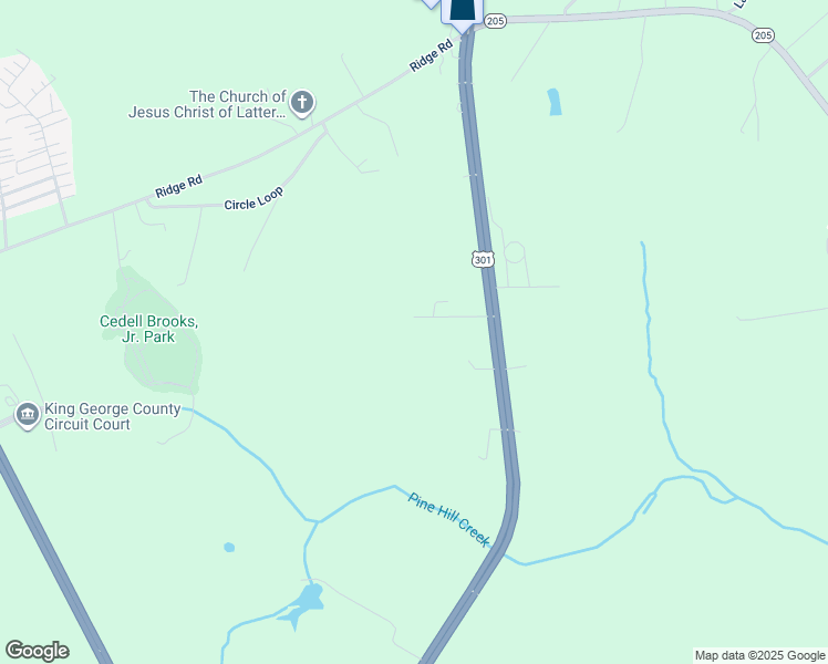 map of restaurants, bars, coffee shops, grocery stores, and more near 11470 Woodside Drive in King George