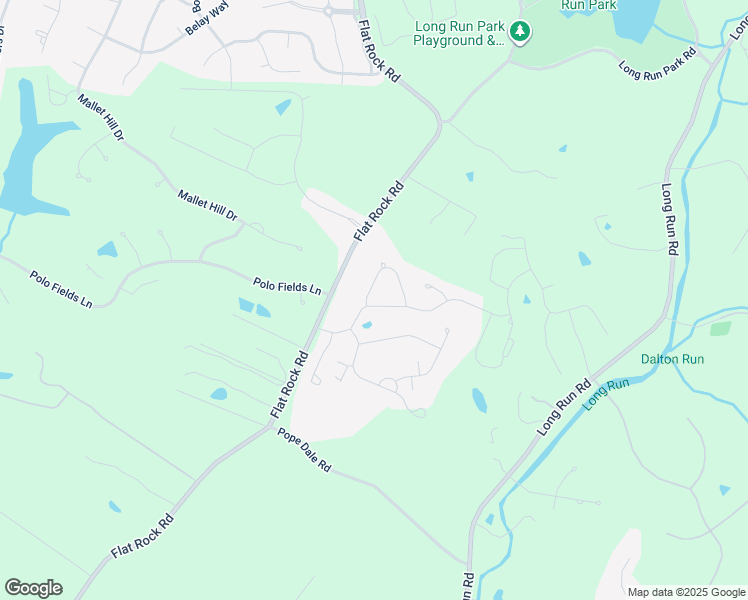 map of restaurants, bars, coffee shops, grocery stores, and more near 17415 Polo Run Ln in Louisville