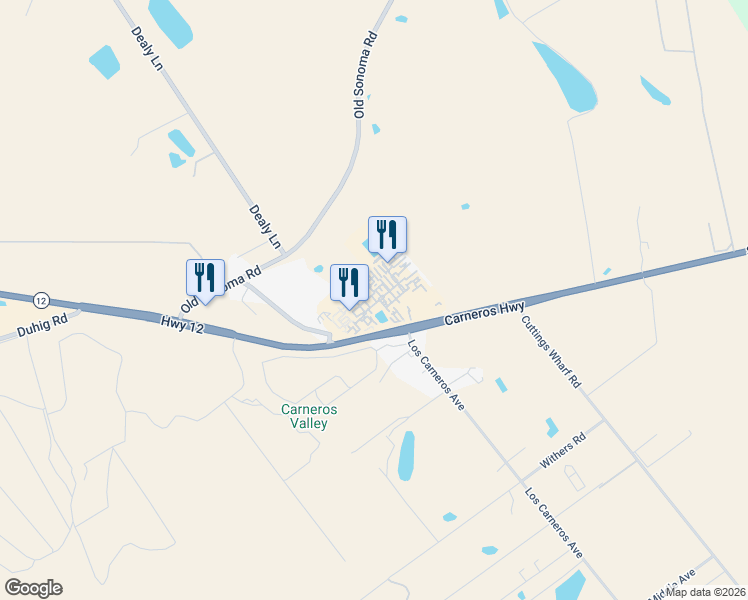 map of restaurants, bars, coffee shops, grocery stores, and more near 4048 Sonoma Highway in Napa