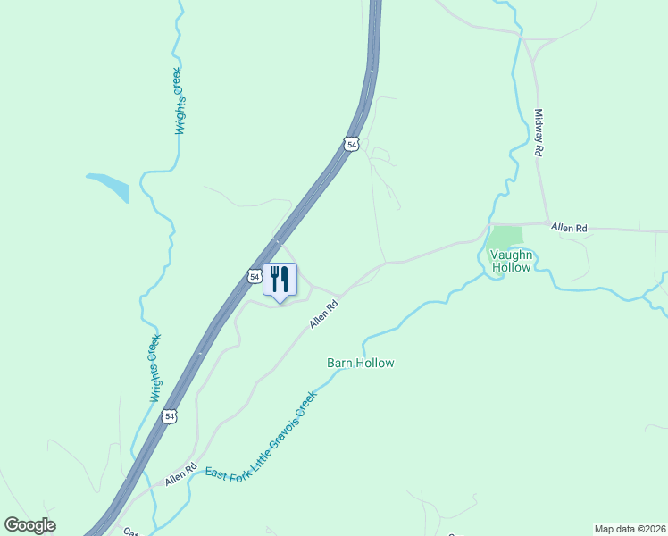 map of restaurants, bars, coffee shops, grocery stores, and more near in Bagnell