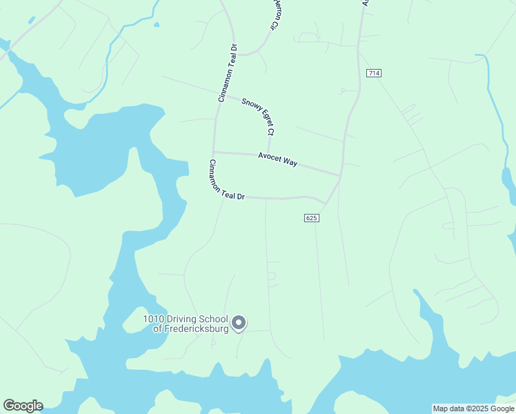 map of restaurants, bars, coffee shops, grocery stores, and more near 10626 King Eider Court in Spotsylvania