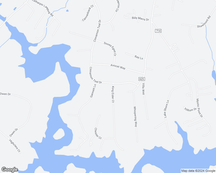 map of restaurants, bars, coffee shops, grocery stores, and more near 10626 King Eider Court in Spotsylvania