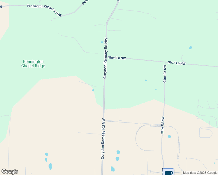 map of restaurants, bars, coffee shops, grocery stores, and more near 3784 Corydon Ramsey Road Northwest in Corydon
