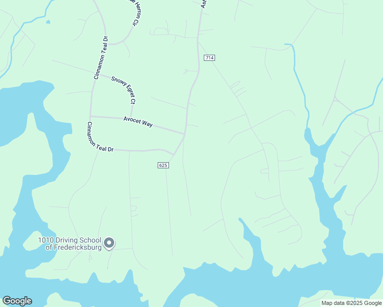 map of restaurants, bars, coffee shops, grocery stores, and more near 10933 Ashby Drive in Fredericksburg