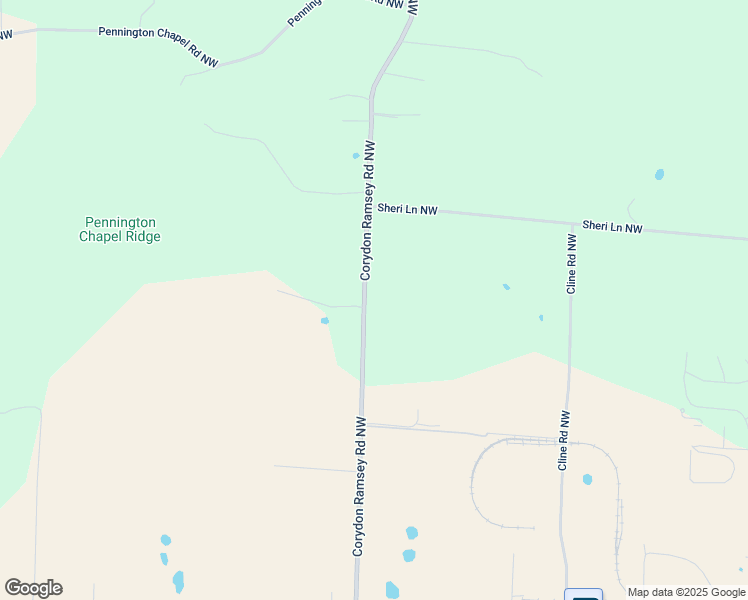 map of restaurants, bars, coffee shops, grocery stores, and more near 3784 Corydon Ramsey Road Northwest in Corydon