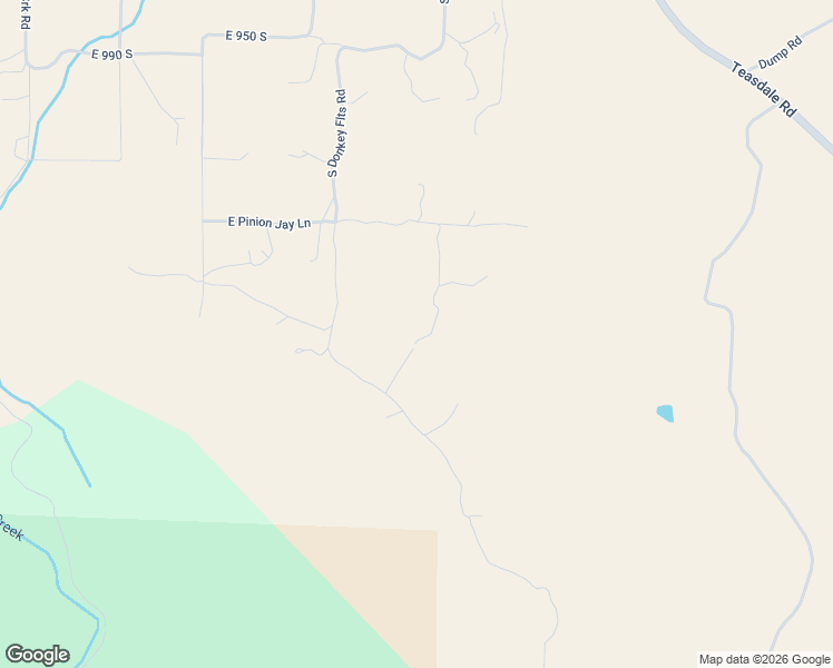 map of restaurants, bars, coffee shops, grocery stores, and more near 1390 South Flat Rabbit Road in Teasdale