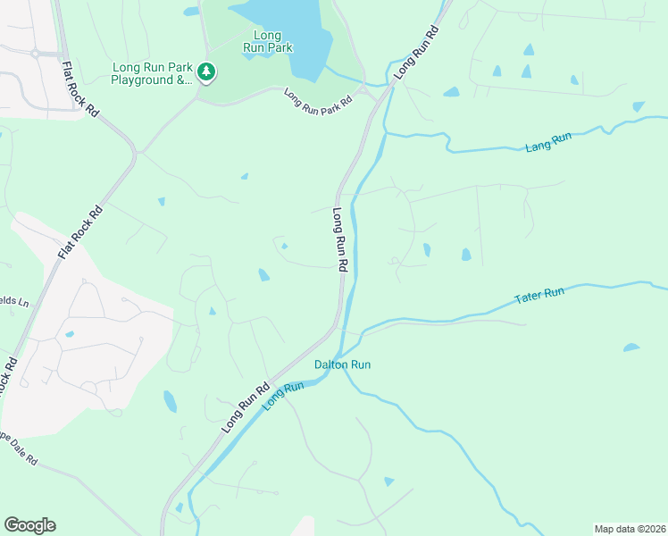 map of restaurants, bars, coffee shops, grocery stores, and more near 1998-2052 Long Run Road in Louisville