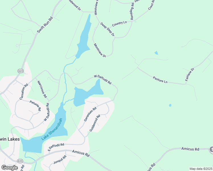 map of restaurants, bars, coffee shops, grocery stores, and more near 587 Geranium Road in Ruckersville