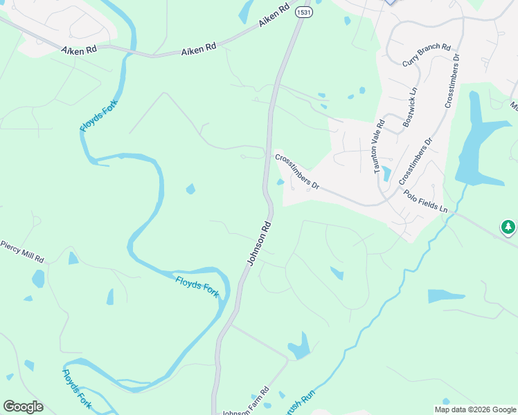 map of restaurants, bars, coffee shops, grocery stores, and more near 1922 Johnson Road in Louisville