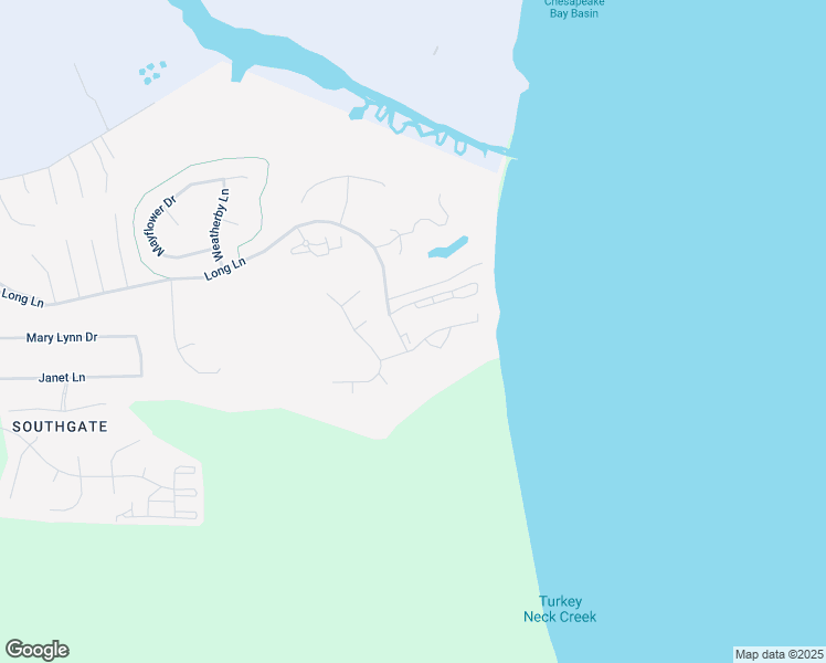 map of restaurants, bars, coffee shops, grocery stores, and more near 48344 Long Lane in Lexington Park