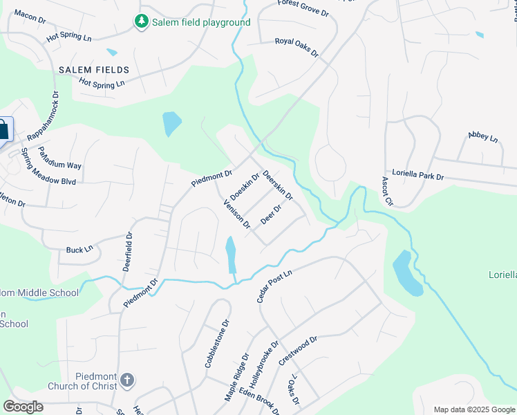 map of restaurants, bars, coffee shops, grocery stores, and more near 10906 Buckskin Lane in Fredericksburg