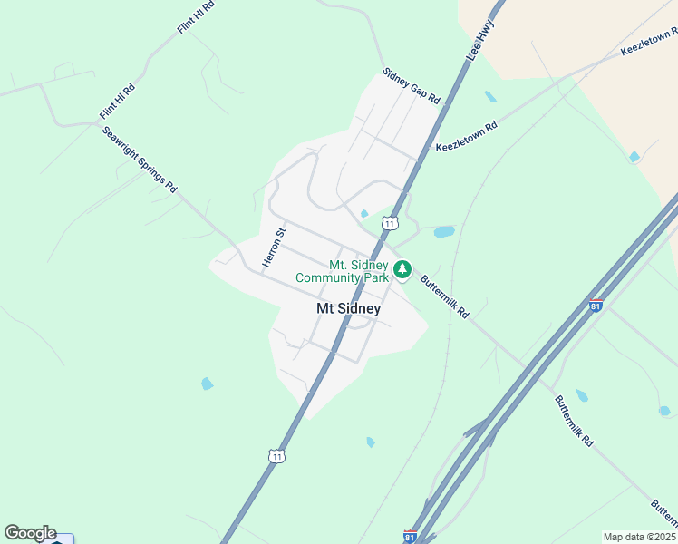 map of restaurants, bars, coffee shops, grocery stores, and more near 35 Robin Lane in Mount Sidney