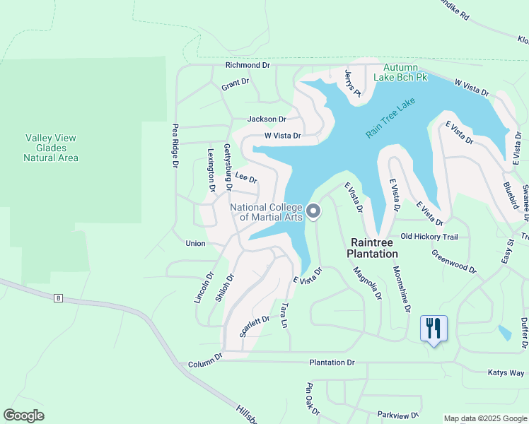 map of restaurants, bars, coffee shops, grocery stores, and more near 9826 West Vista Drive in Hillsboro