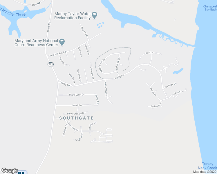 map of restaurants, bars, coffee shops, grocery stores, and more near 21548 Willis Wharf Court in Lexington Park