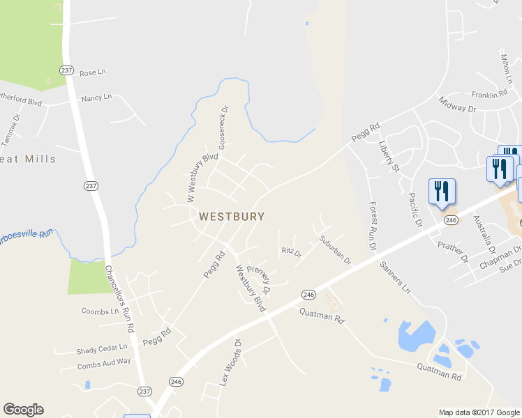 map of restaurants, bars, coffee shops, grocery stores, and more near 21537 Warwick Court in Lexington Park