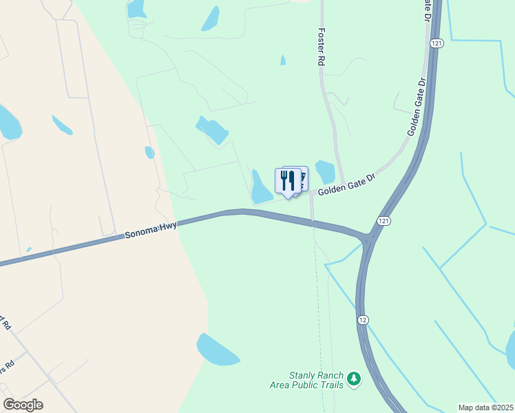 map of restaurants, bars, coffee shops, grocery stores, and more near Carneros Highway in Napa