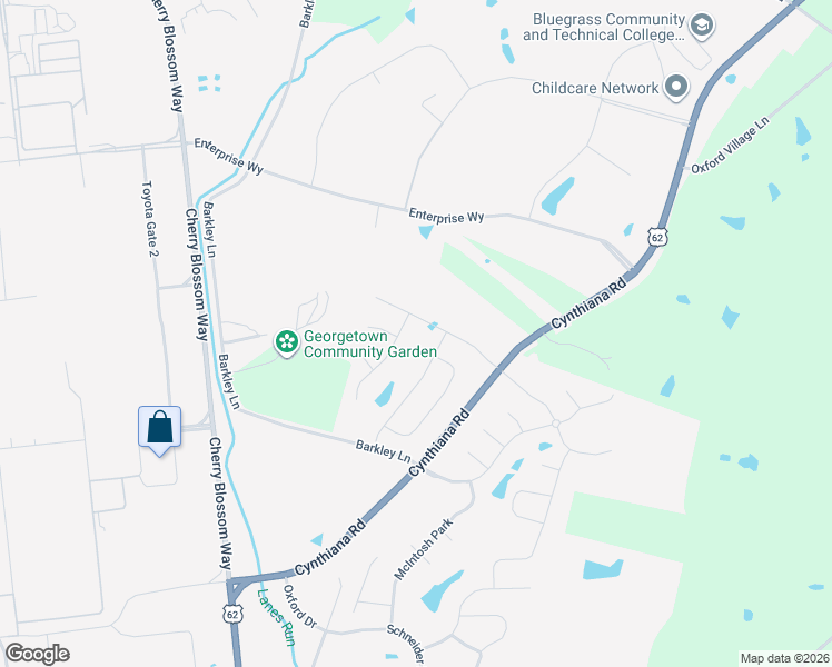 map of restaurants, bars, coffee shops, grocery stores, and more near 118 Meadow Lark Trail in Georgetown