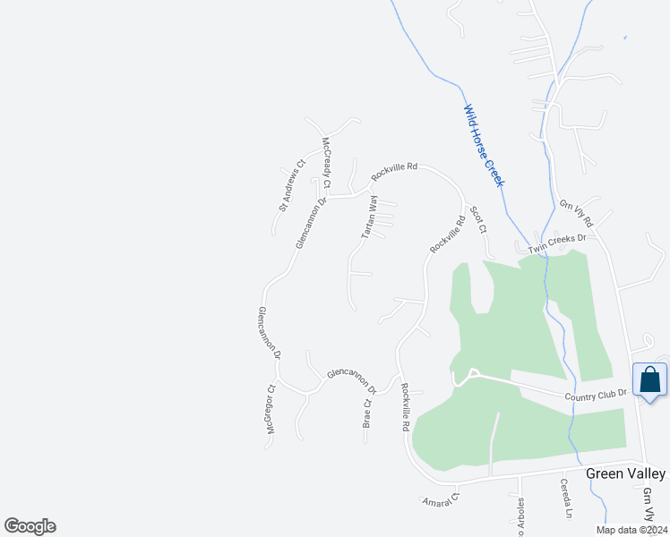 map of restaurants, bars, coffee shops, grocery stores, and more near 112 Tartan Way in Fairfield