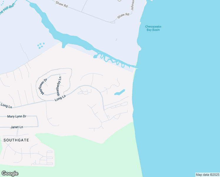 map of restaurants, bars, coffee shops, grocery stores, and more near 21644 Spyglass Way in Lexington Park